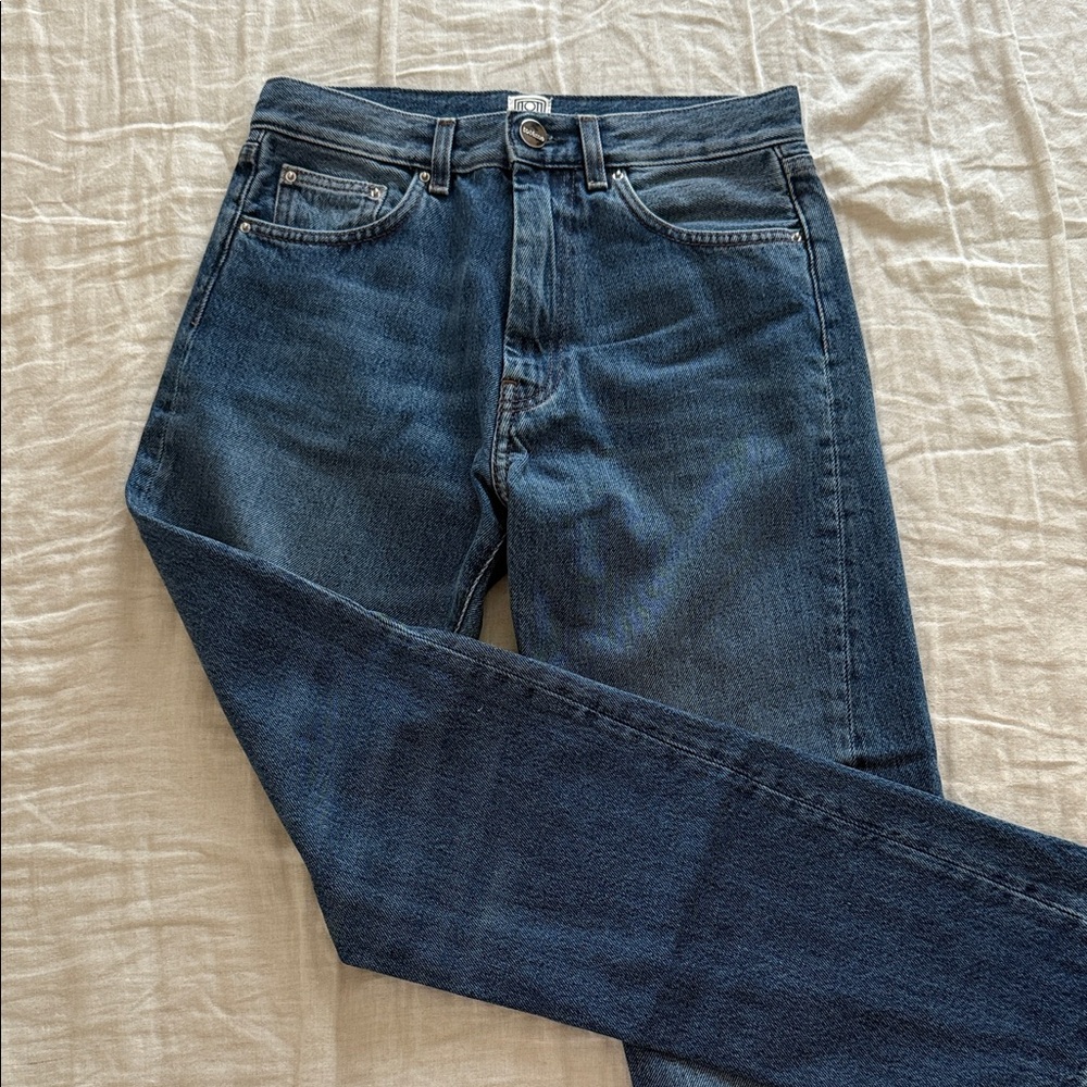 Toteme Twisted Straight-Leg Jeans